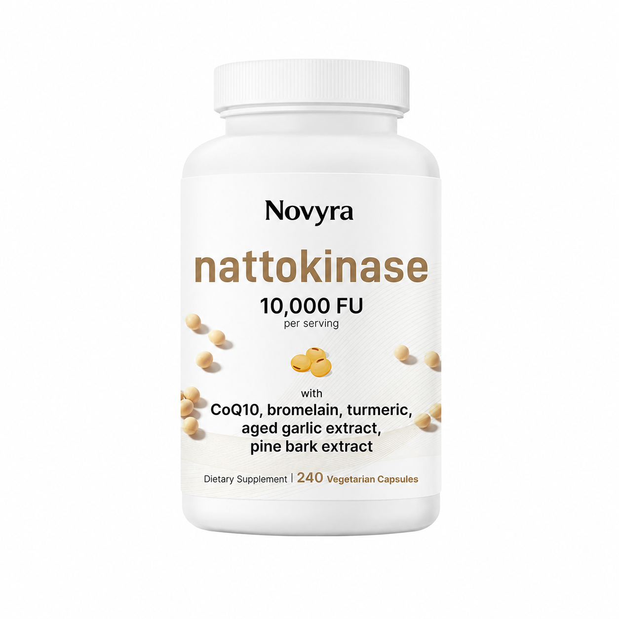 Novyra Nattokinase | Fibrin Defense + Full-Body Circulation Complex